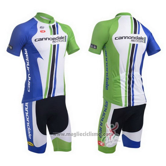 2013 Abbigliamento Ciclismo Cannondale Campione Blu Manica Corta e Salopette